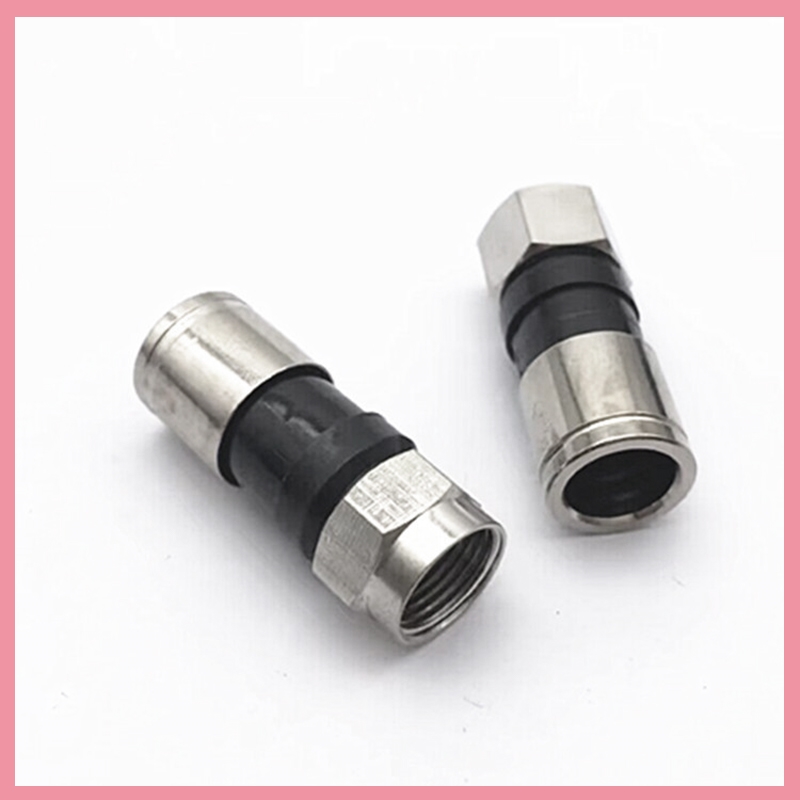 Cable Gland Waterproof - 英国製防水押出Fヘッドセットトップボックス接続シールド付きユニバーサルTVコネクターアダプター同軸ケーブルB6