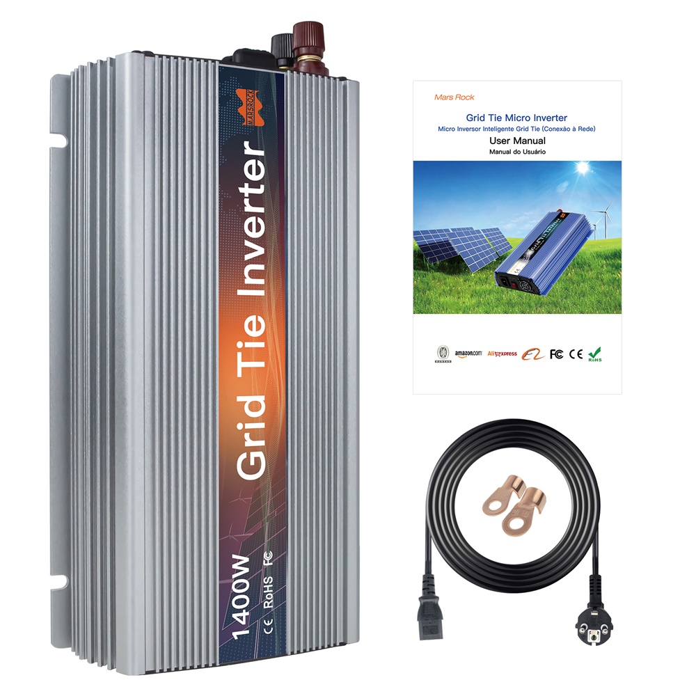 1000-1400 ワットグリッドタイマイクロソーラーインバ - Grid Tie Micro Inverter のレビューと価格