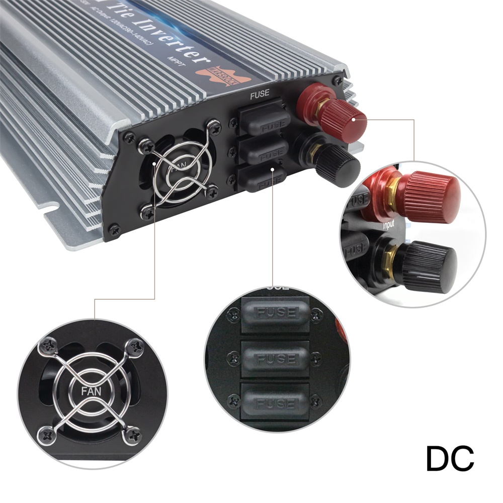 1000-1400 ワットグリッドタイマイクロソーラーインバ - Grid Tie Micro Inverter のレビューと価格