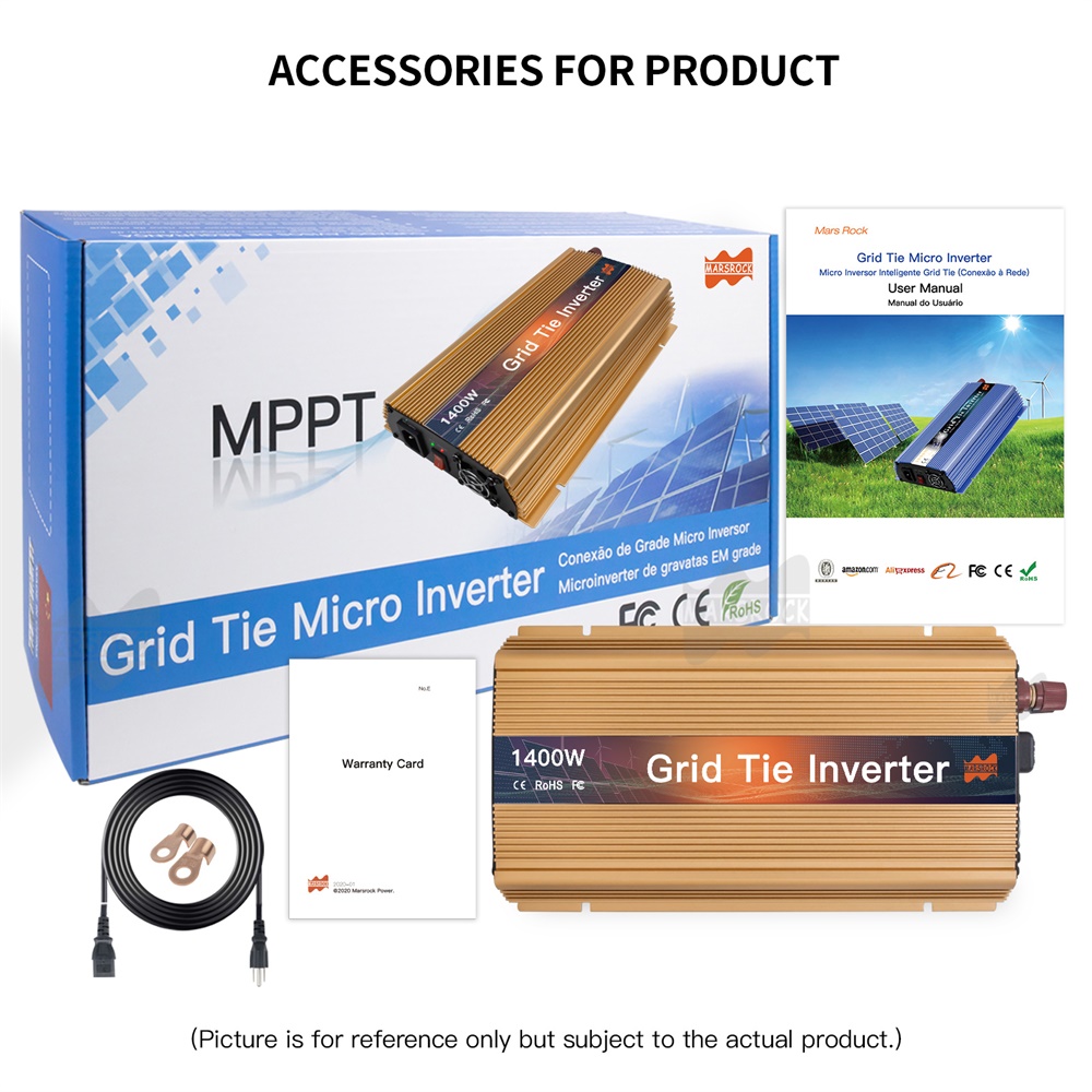 1000-1400W グリッドタイマイクロソーラーインバータ - Grid Tie Micro Inverter のレビューと価格