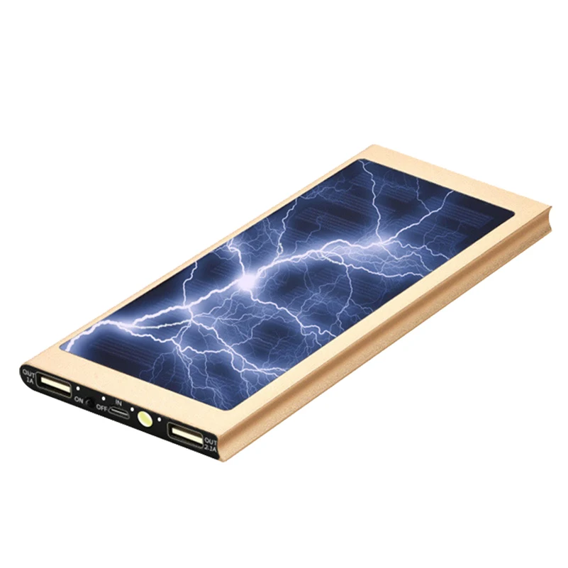 20000mAh ソーラーパワーバンク LED デジタルディ - Jinko Solar Panel Cheetah のレビューと価格