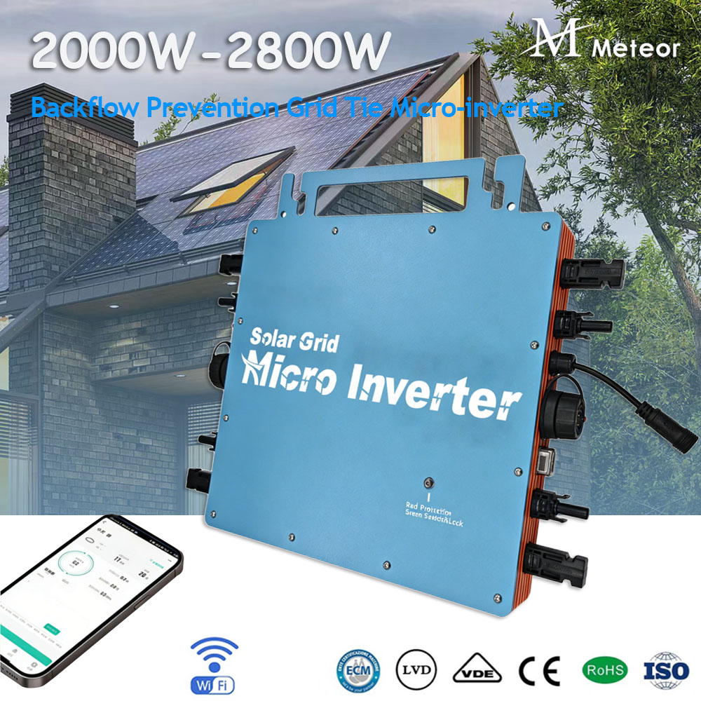 逆流防止機能付きMPPT搭載マイクロインバーター 太陽光発電 - Grid Tie Micro Inverter のレビューと価格