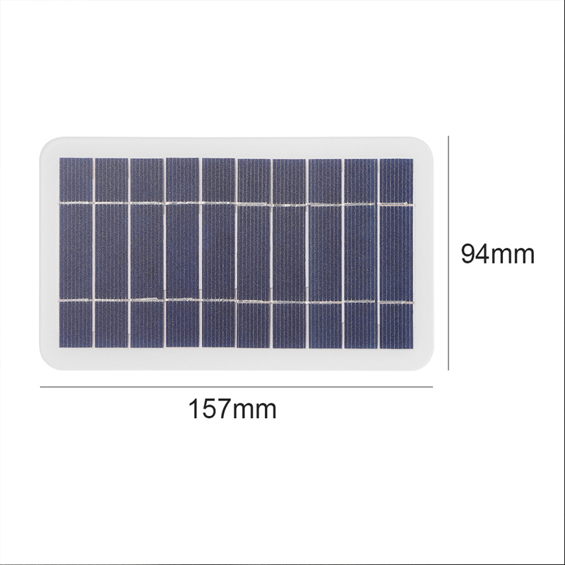5V 2W ソーラーパネル出力 USB 屋外ポータブルソーラ - Jinko Solar Panel Cheetah のレビューと価格