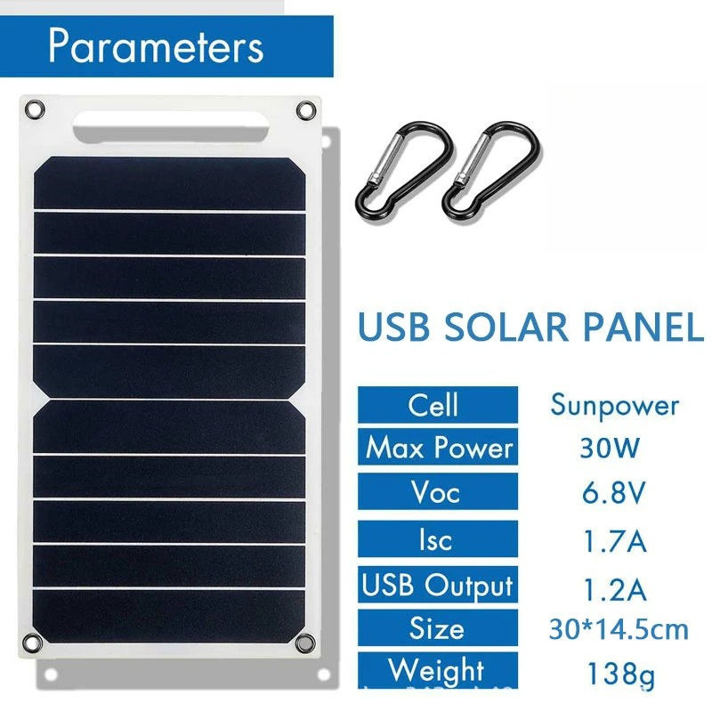 30 ワットソーラーパネル防水屋外ハイキングやキャンプ用ポー - Jinko Solar Panel Cheetah のレビューと価格