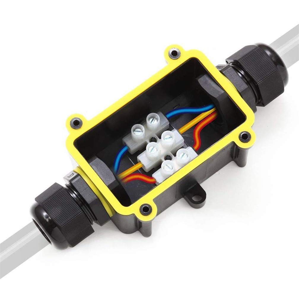 2ウェイ屋外防水IP66電気ケーブルワイヤコネクタジャンクシ - Cable Gland Waterproof のレビューと価格