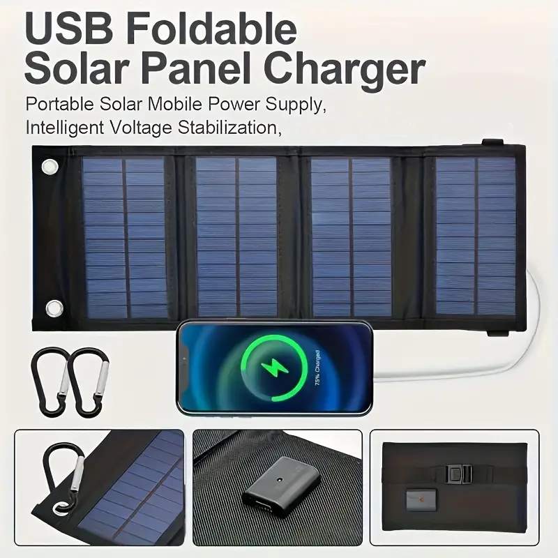 ポータブルUSB折りたたみソーラーパネル、旅行用折りたたみソ - Jinko Solar Panel Cheetah のレビューと価格