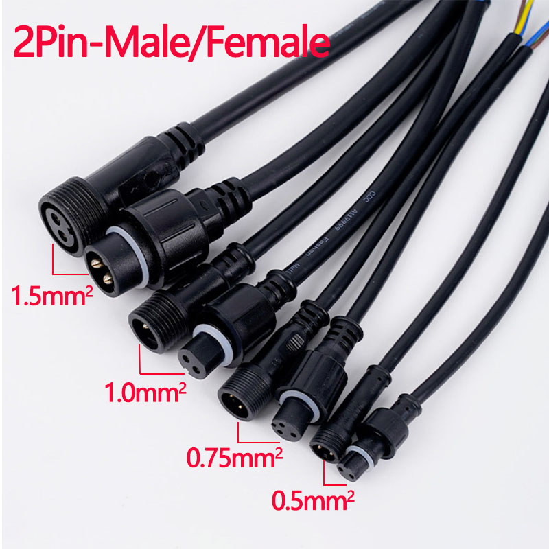 防水ワイヤーコネクタセット 2/3/4/5/6ピン プラグソ - Cable Gland Waterproof のレビューと価格