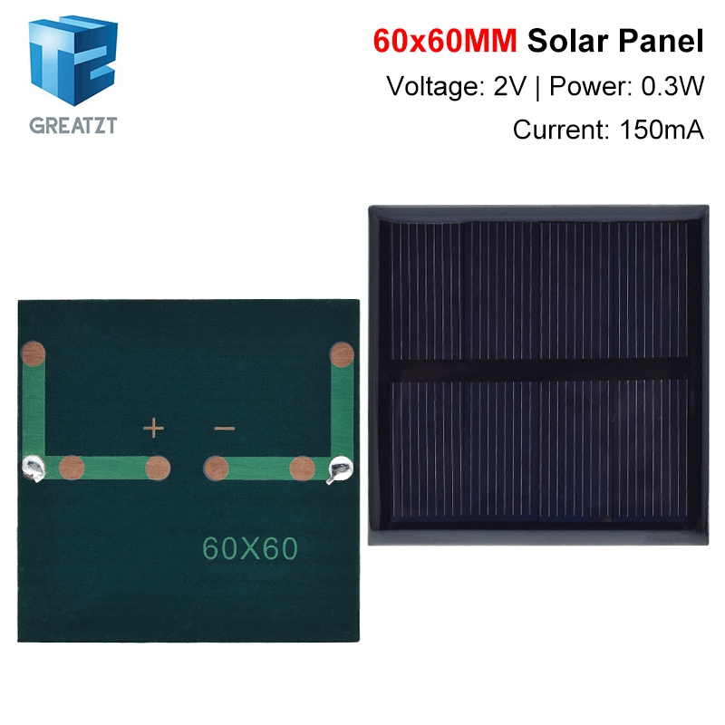 TZT 1/5 個太陽電池 2V 150mA 0.3 ワット - Jinko Solar Panel Cheetah のレビューと価格