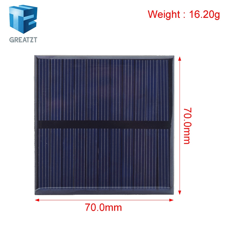 GREATZT 5.5V 110mA ソーラーパネル多結晶  - Jinko Solar Panel Cheetah のレビューと価格