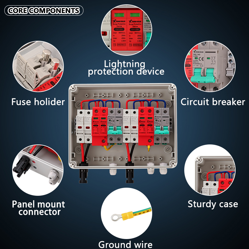 全銅線PVコンビナーボックス 600V 2入力2出力 DCソ - Renewable Energy Is のレビューと価格