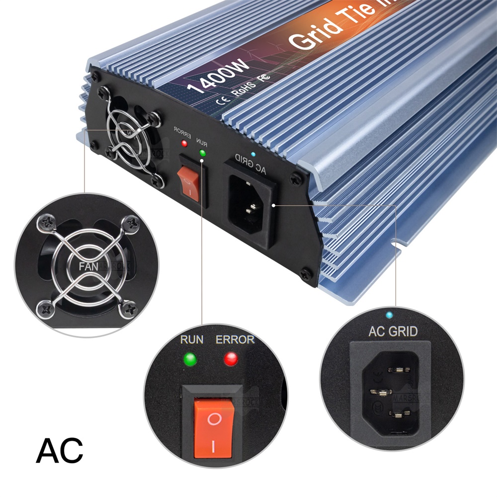 18v 24v 36v 1400ワットソーラーインバータmp - Grid Tie Micro Inverter のレビューと価格